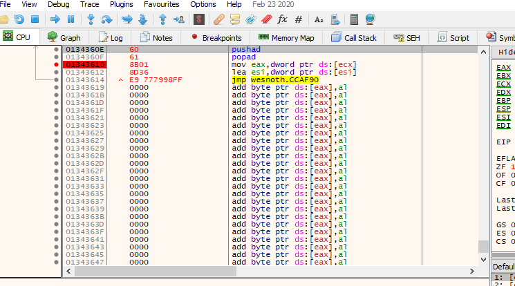 The Wesnoth debugger-only detour introduced in Lesson 2.10