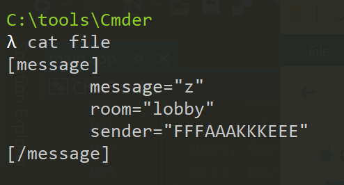 Comparing one changed message field