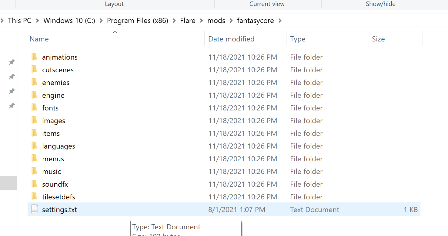 Locating a referenced Flare asset